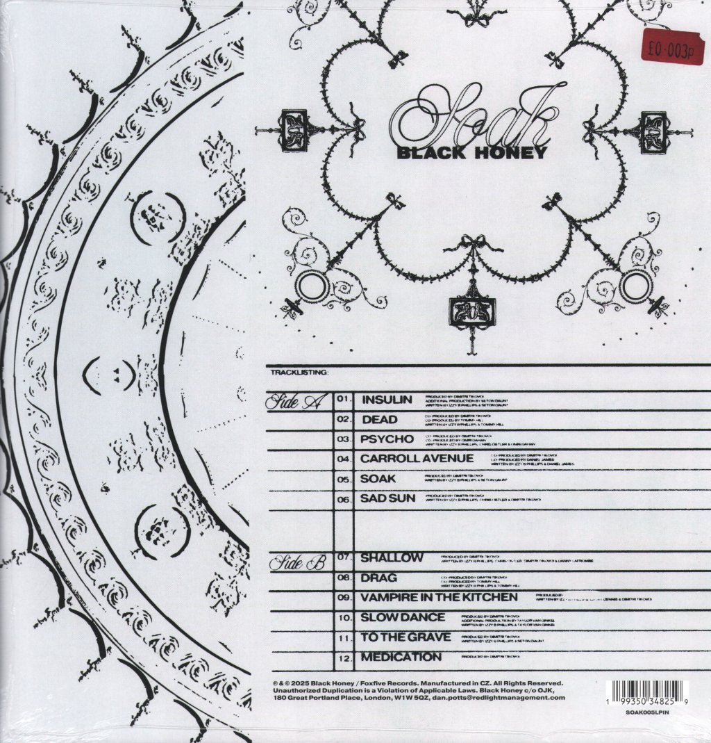 Black Honey - Soak - Lp