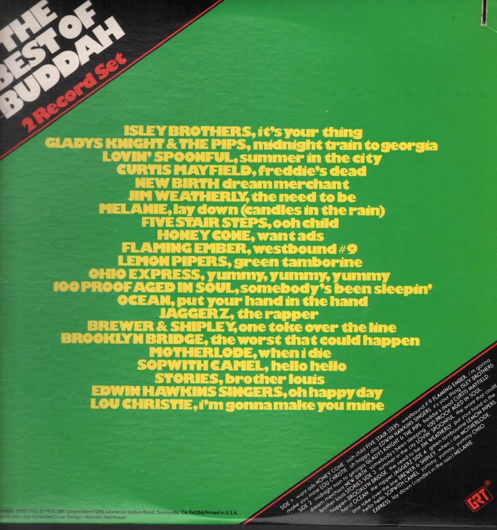 Various Artists - Best Of Buddah - Lp