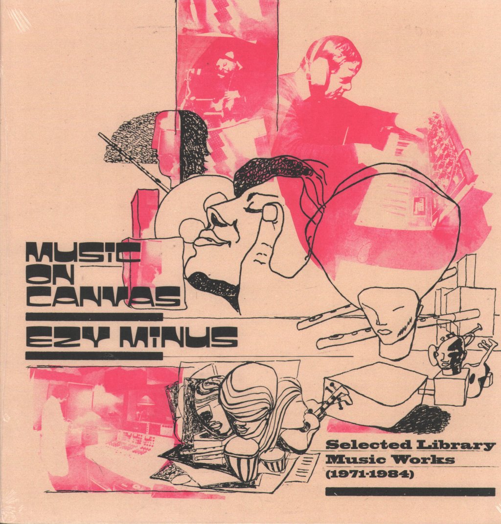 Ezy Minus - Music On Canvas: Selected Library Music Works (1971-1984) - Lp