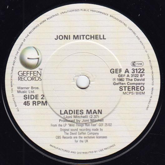 Joni Mitchell - Chinese Cafe - Double 7 Inch