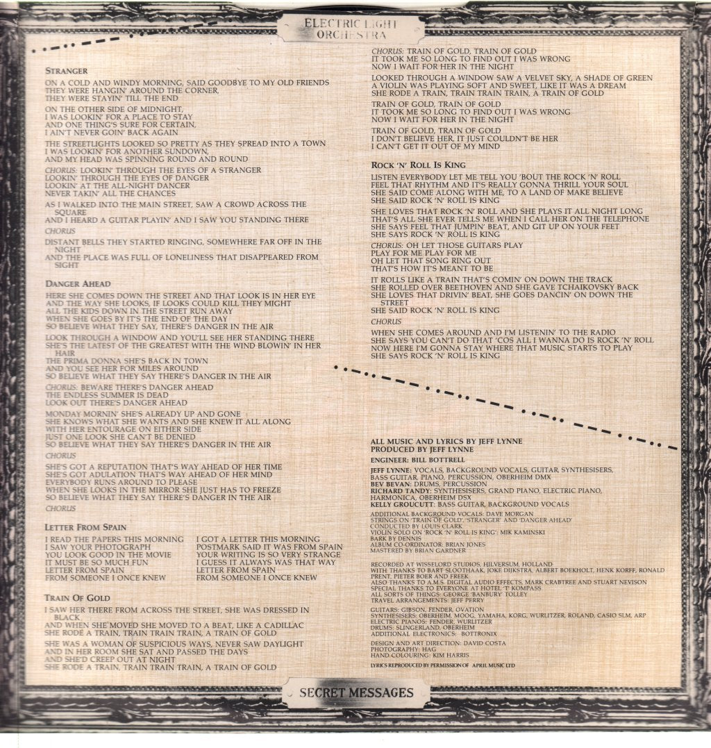 Electric Light Orchestra - Secret Messages - Lp