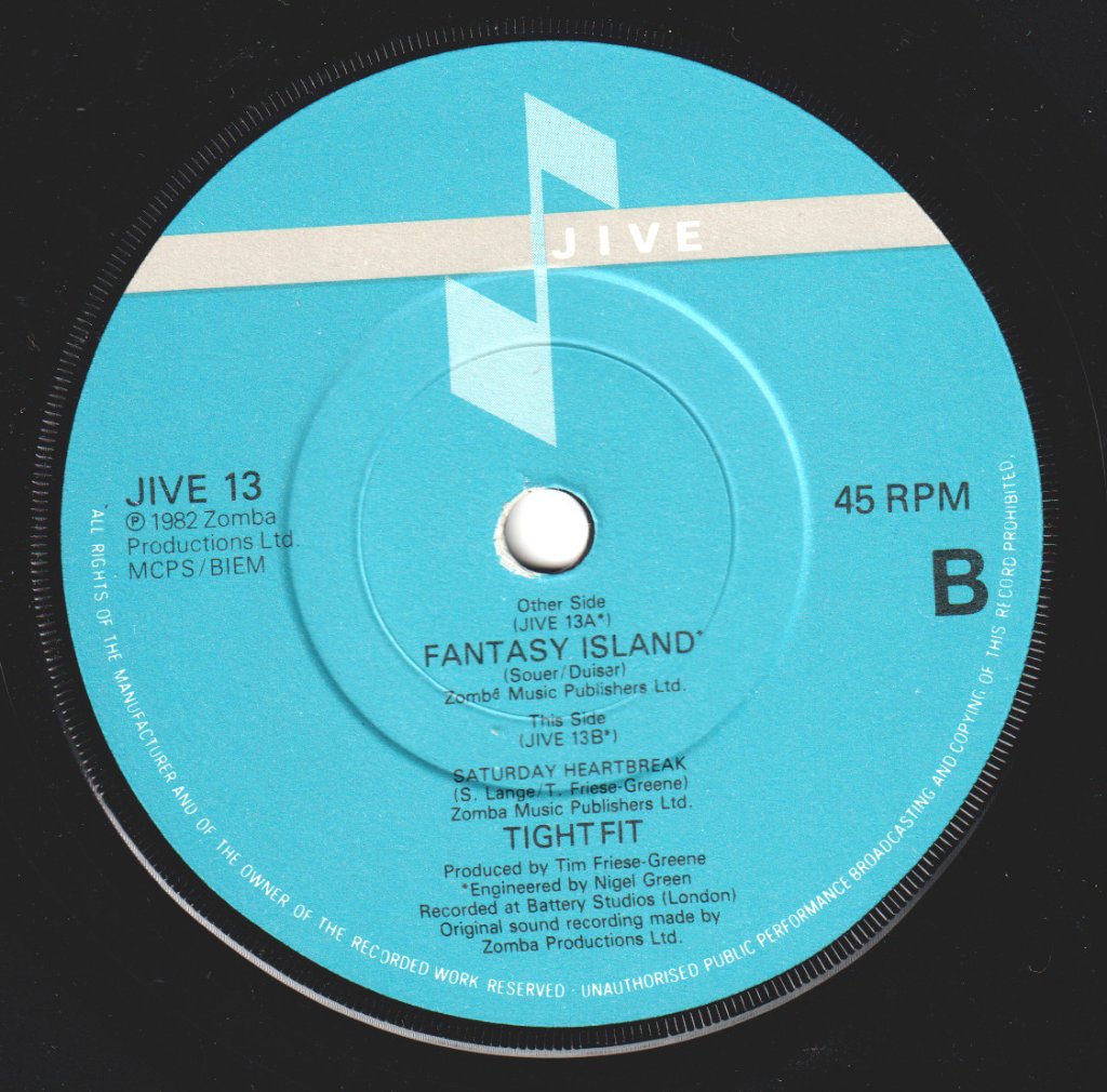 Tight Fit - Fantasy Island - 7 Inch