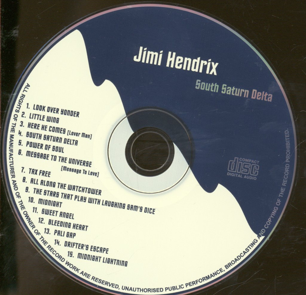 Jimi Hendrix - South Saturn Delta - Cd