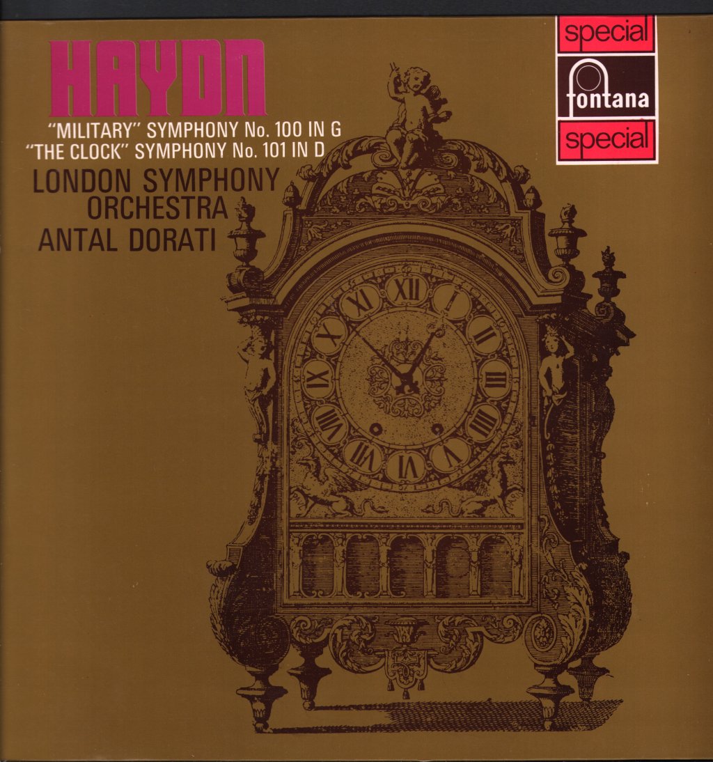Antal Dorati / London Symphony Orchestra - Haydn -  "Military" Symphony No. 100 In G / "The Clock" Symphony No. 101 In D - Lp