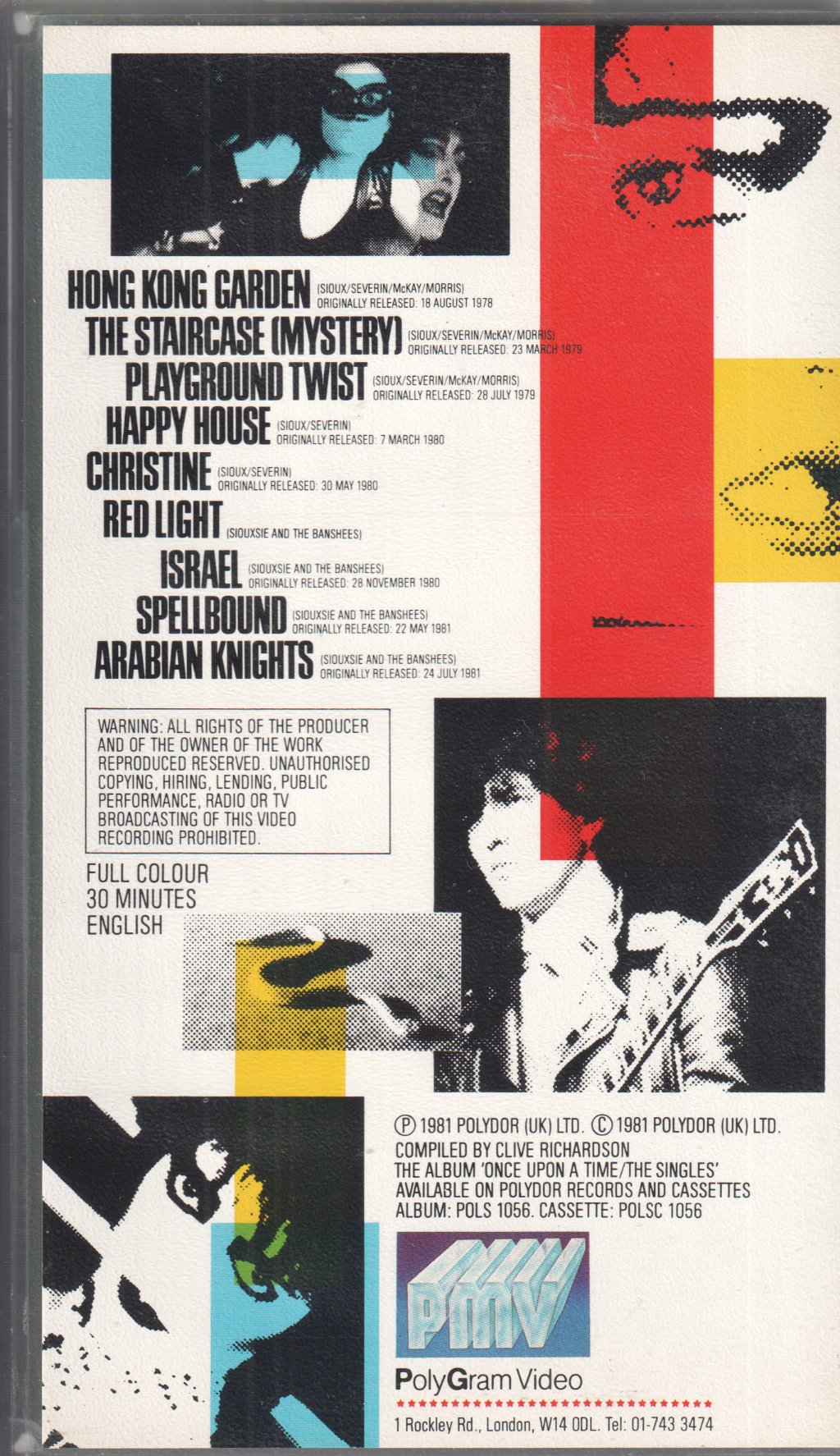 Siouxsie & The Banshees - Once Upon A Time - Video