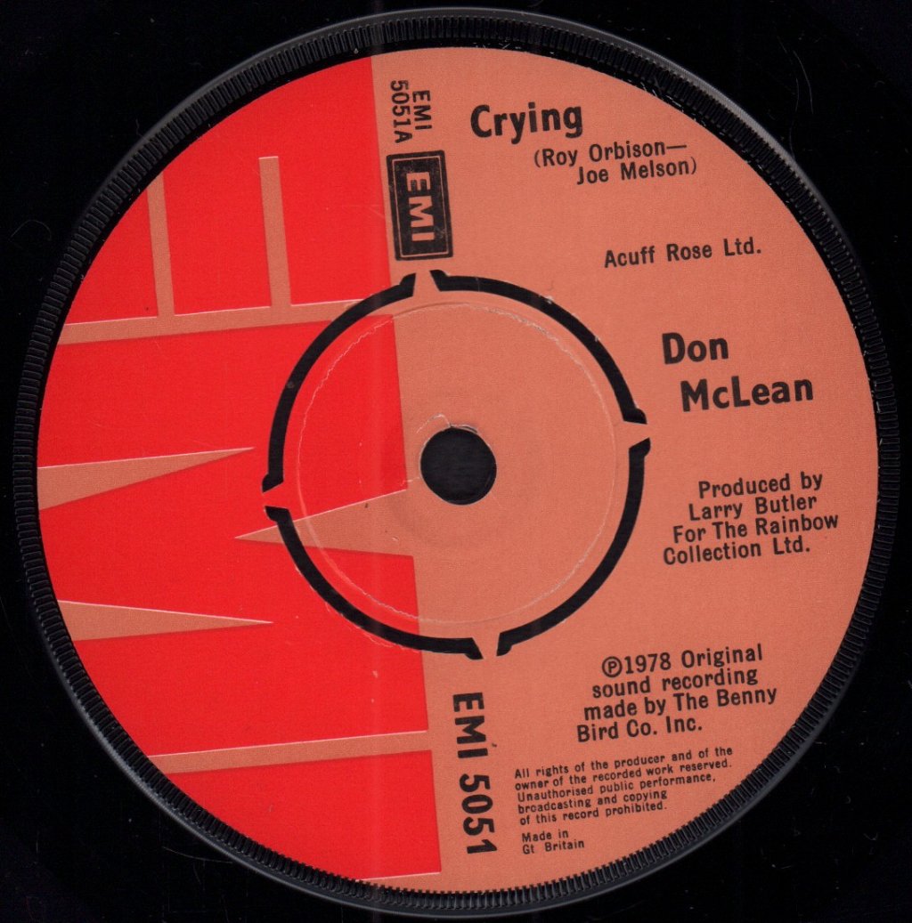 Don McLean - Crying - 7 Inch