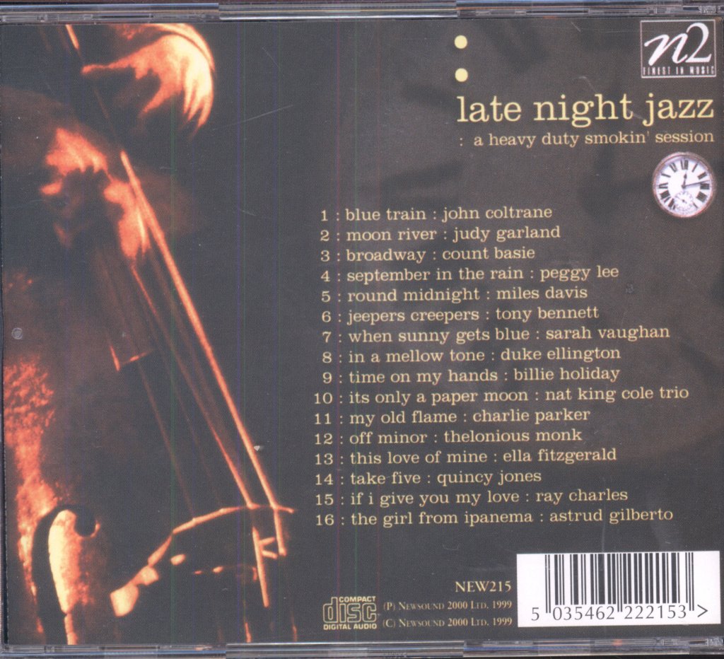 Various Artists - Late Night Jazz (A Heavy Duty Smokin' Session) - Cd