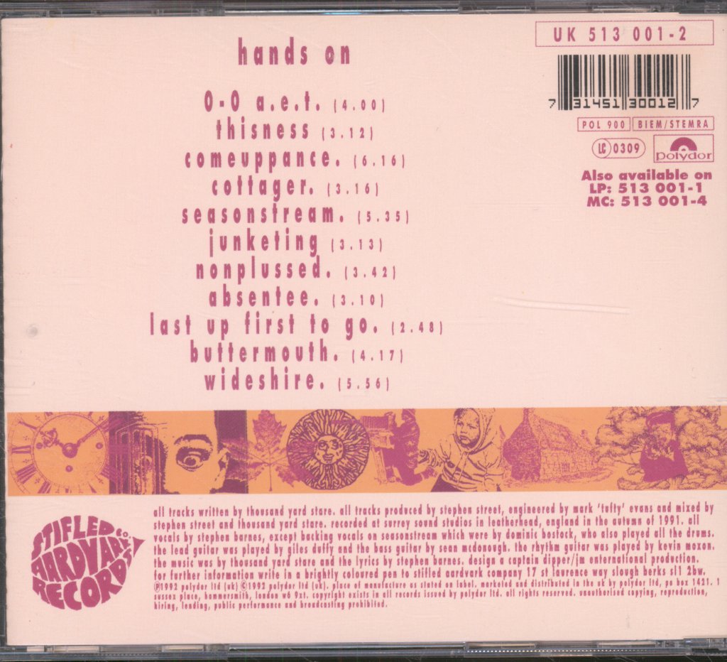 Thousand Yard Stare - Hands On - Cd