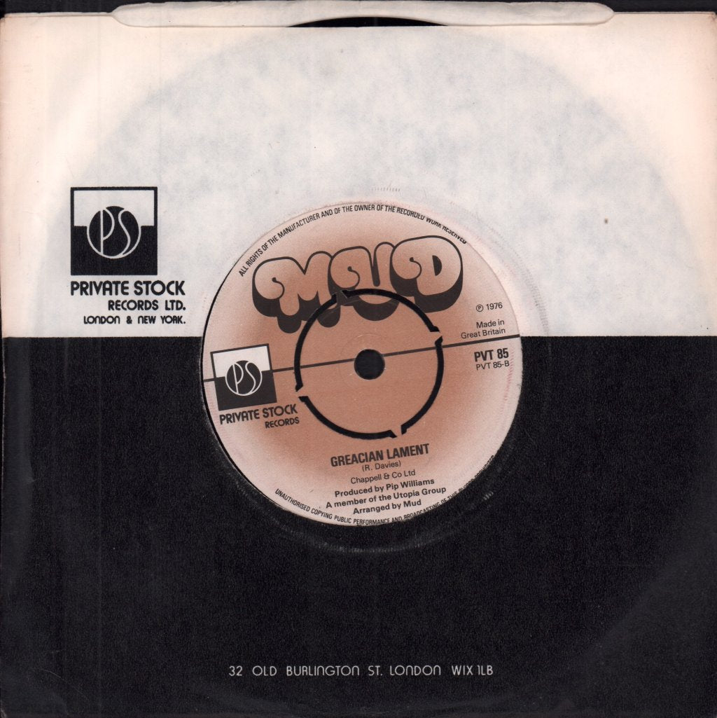 Mud - Lean On Me - 7 Inch