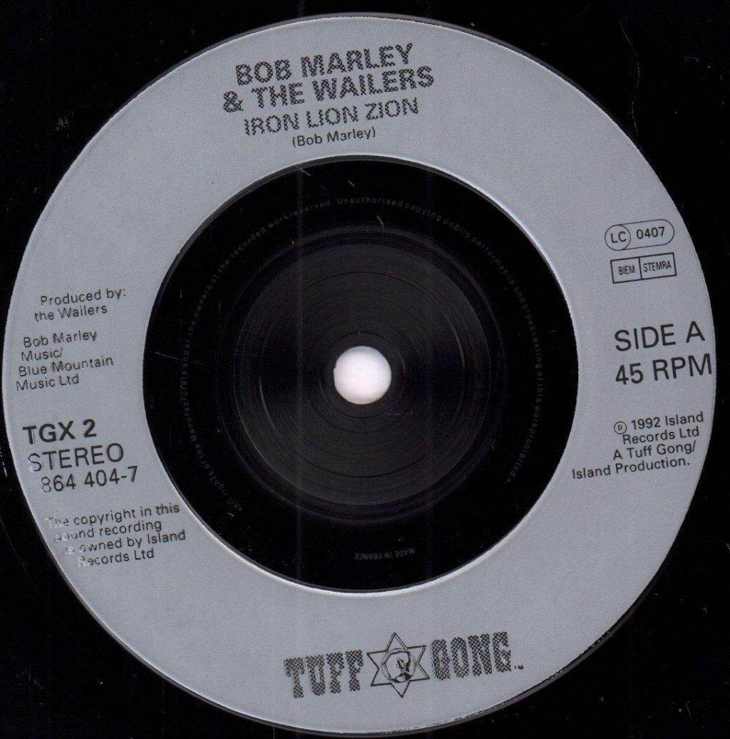 Bob Marley - Iron Lion Zion - 7 Inch