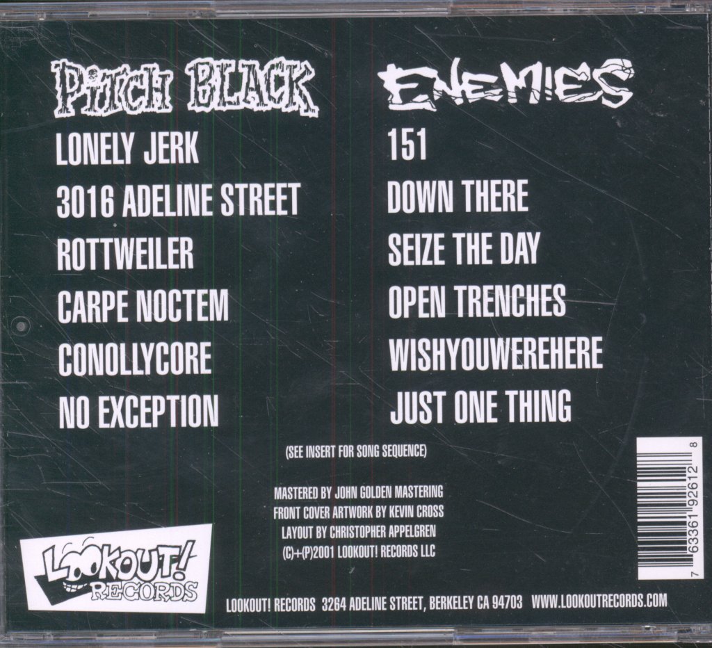 Enemies/Pitch Black - Enemies / Pitch Black - Cd