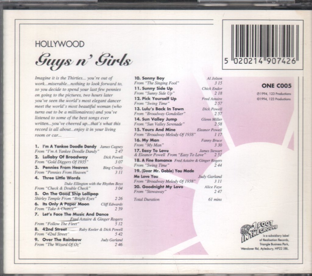 Various Artists - Hollywood Guys 'n Girls - Cd