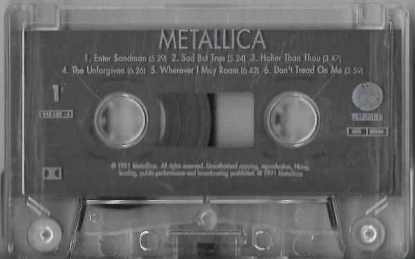 Metallica - Metallica - Cassette