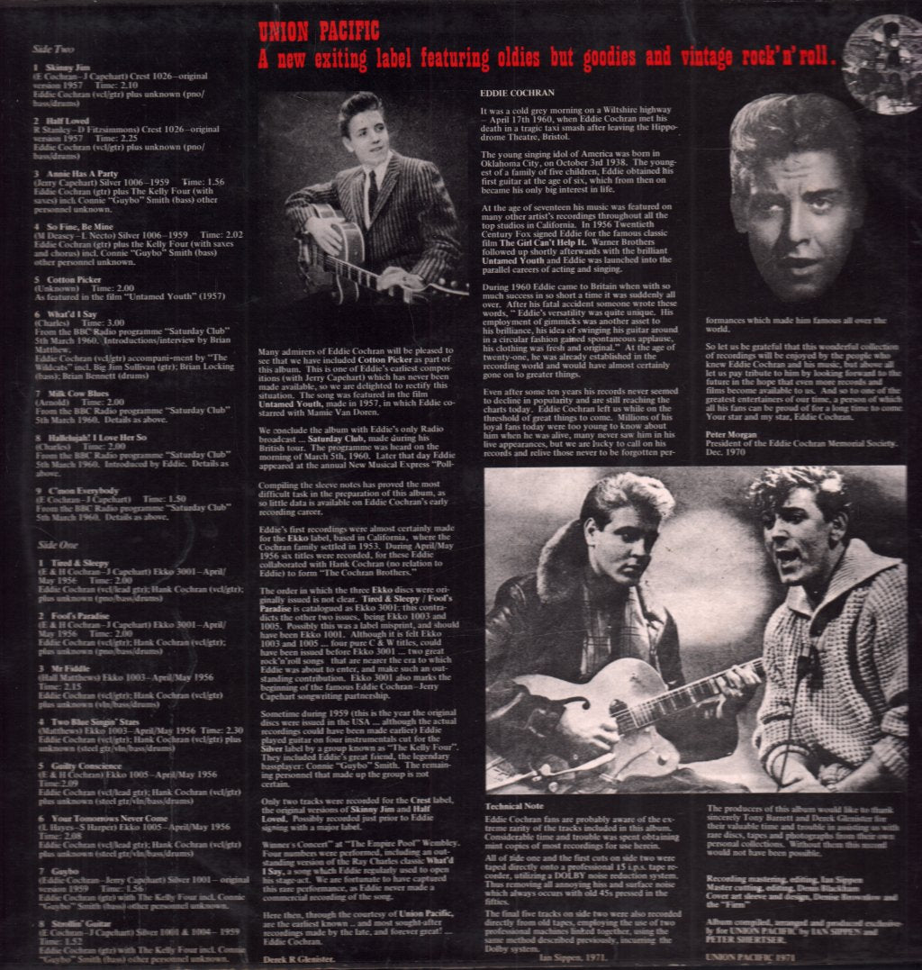 Eddie Cochran - An Legend In Our Time - Lp