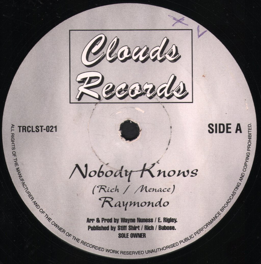 Raymondo - Nobody Knows - 12 Inch
