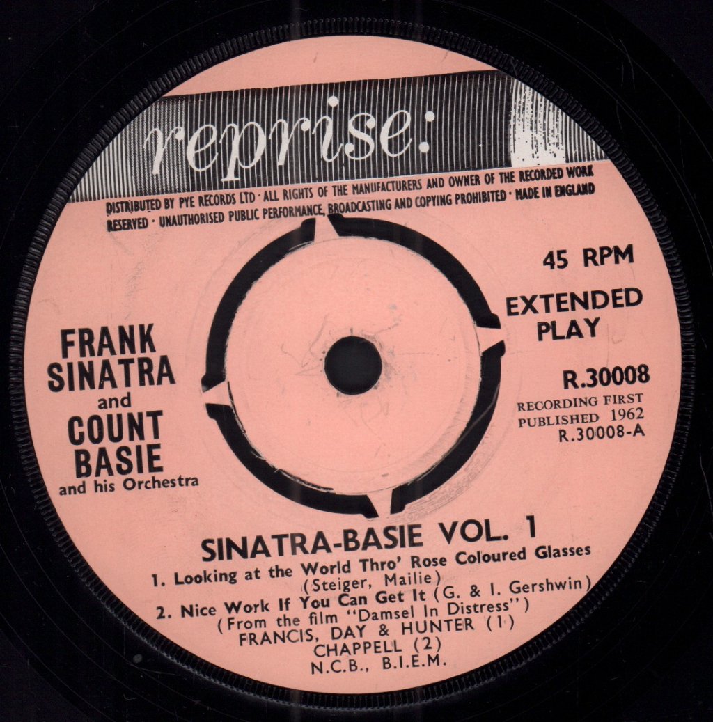 Frank Sinatra And Count Basie - Sinatra-Basie Vol.1 - 7 Inch