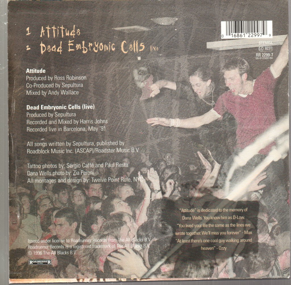 Sepultura - Attitude - 7 Inch