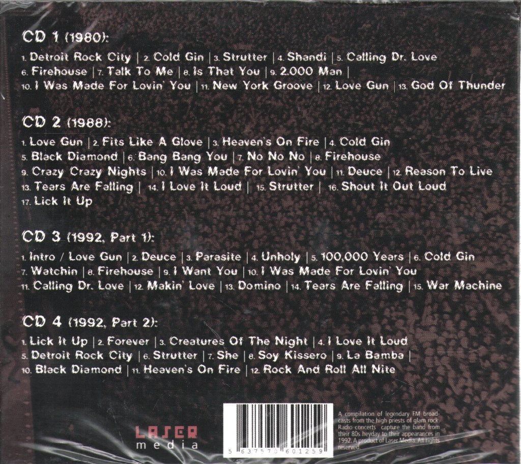 Kiss - Crazy Nights (Legendary Radio Broadcasts) - Cd Set