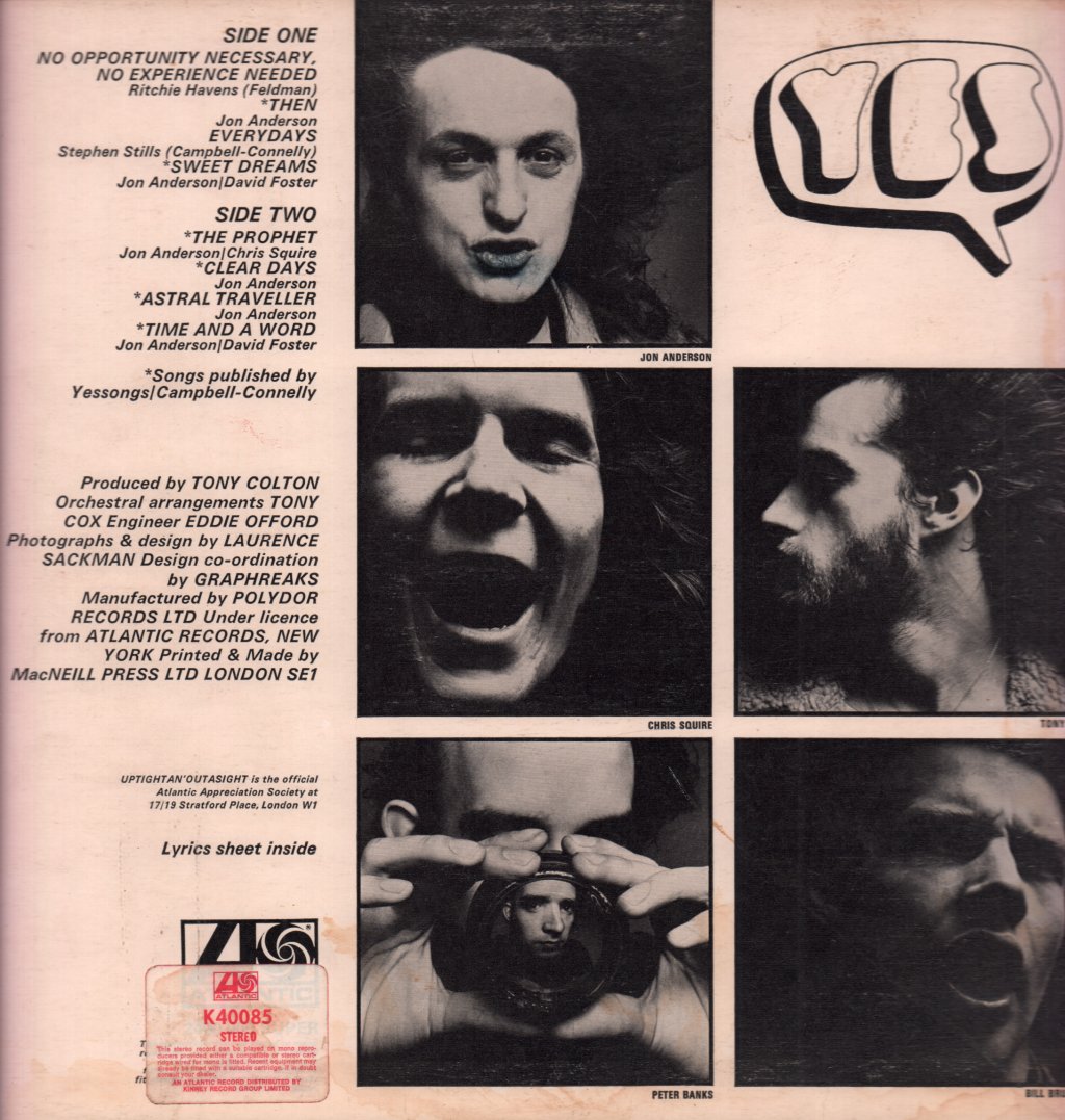 Yes - Time And A Word - Lp