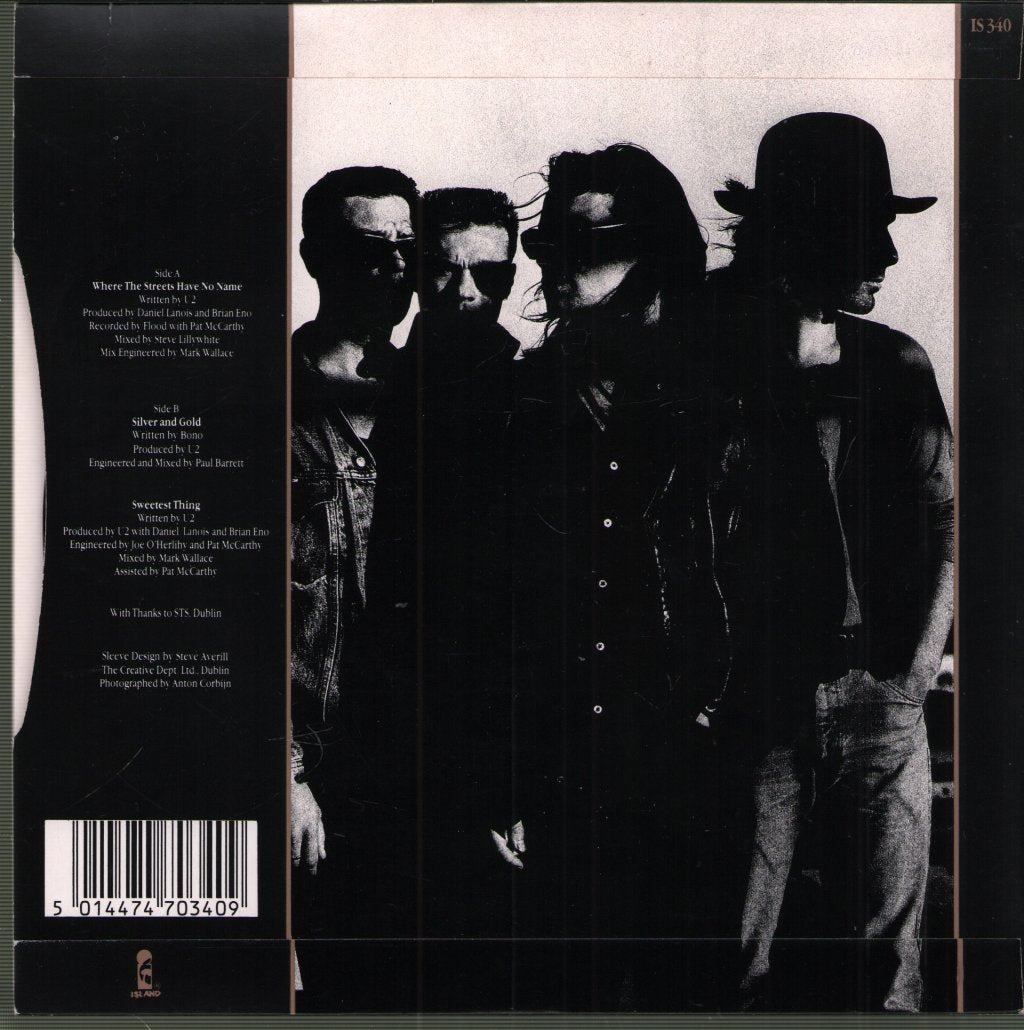 U2 - Where The Streets Have No Name - 7 Inch