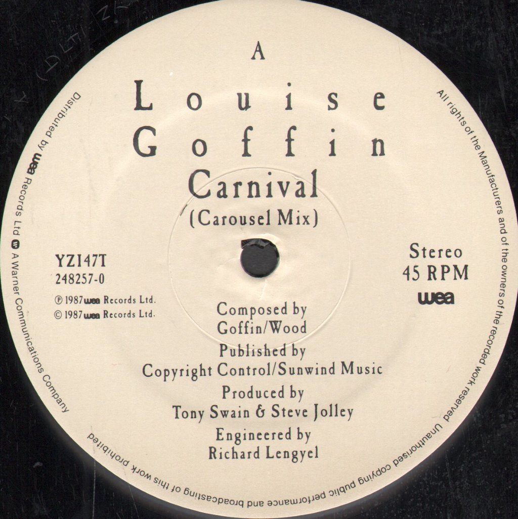 Louise Goffin - Carnival - 7 Inch