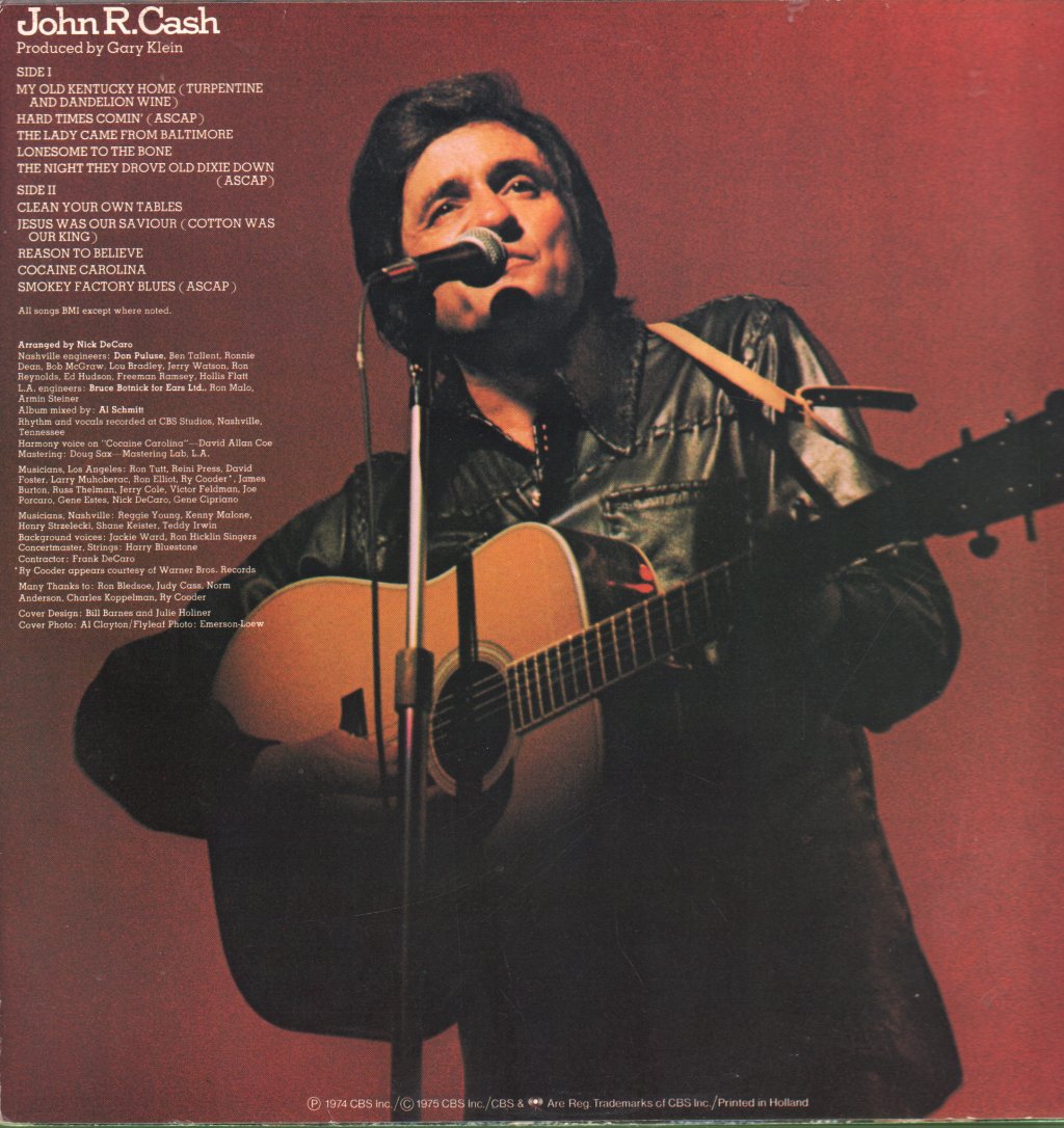 Johnny Cash - John R Cash - Lp