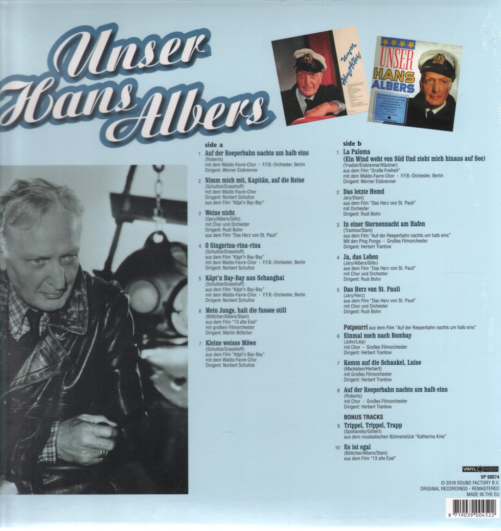 Hans Albers - Unser Hans Albers - Lp