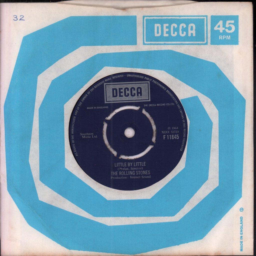 Rolling Stones - Not Fade Away - 7 Inch