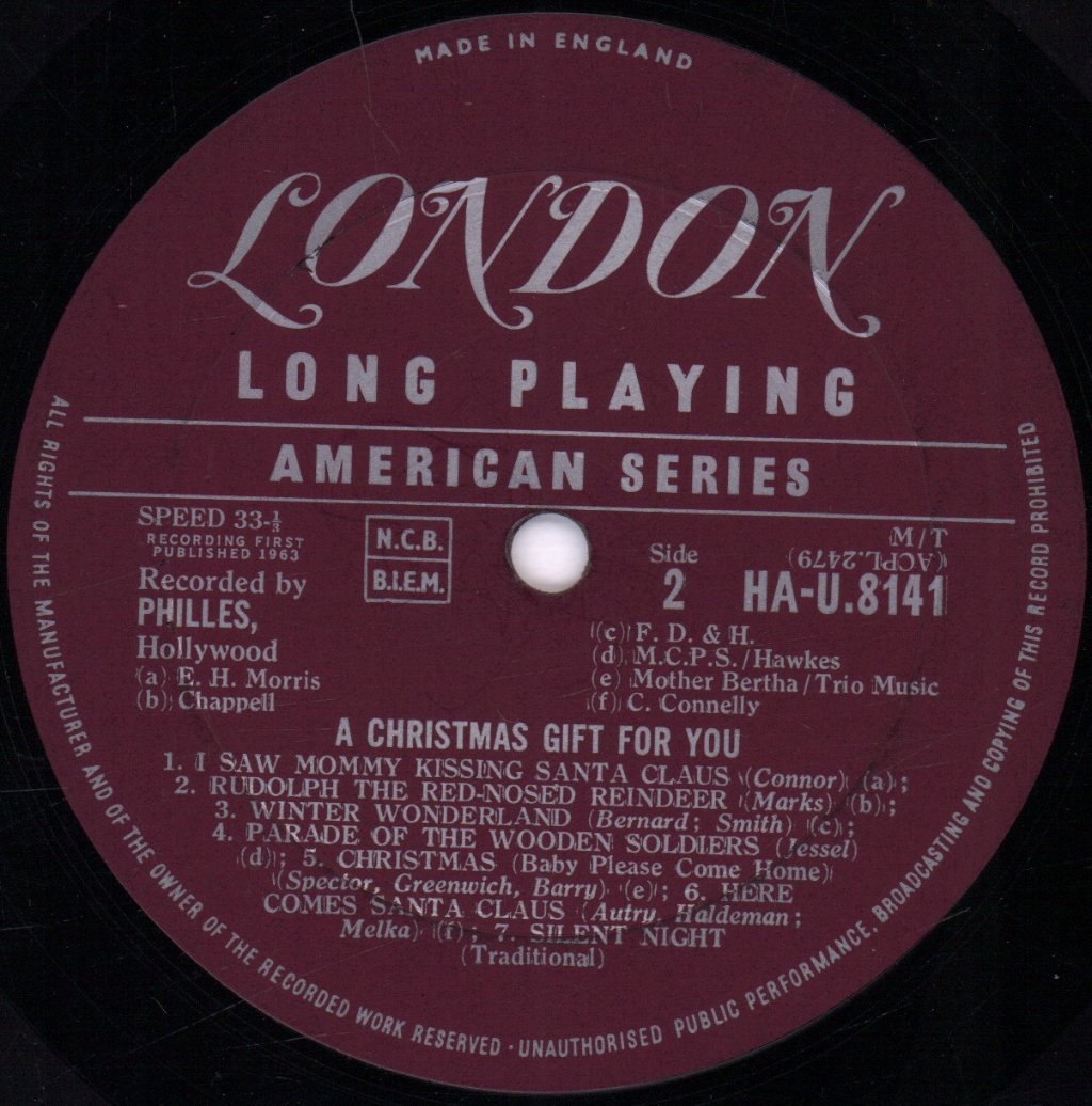Various Artists - A Christmas Gift For You - Lp