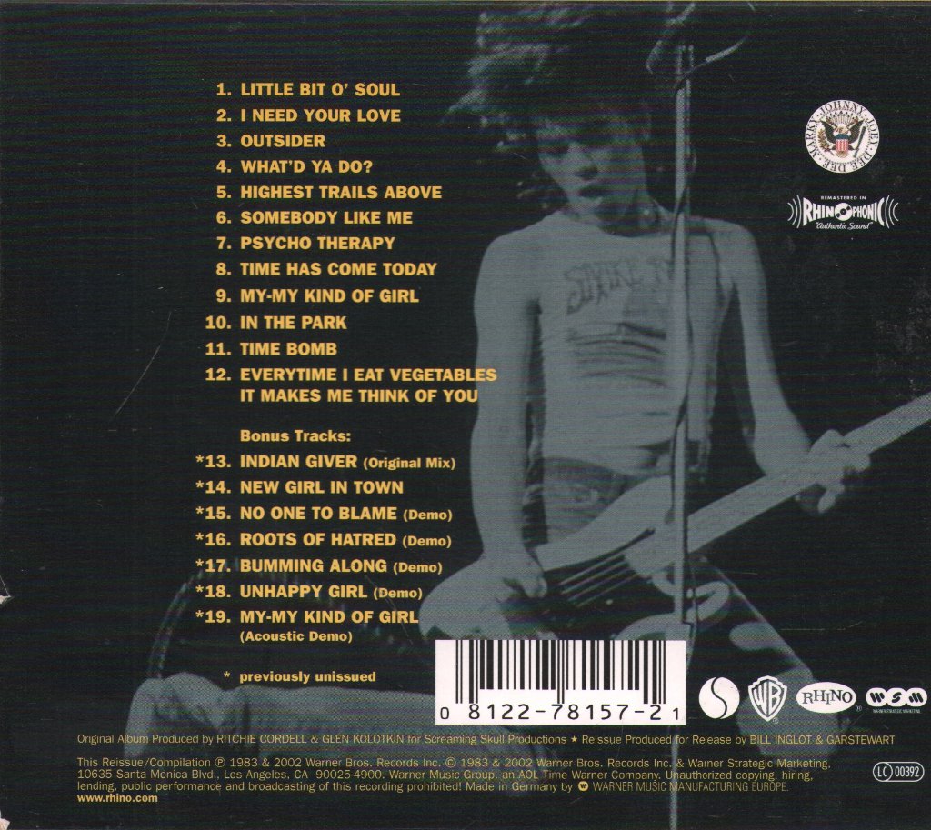 Ramones - Subterranean Jungle - Cd