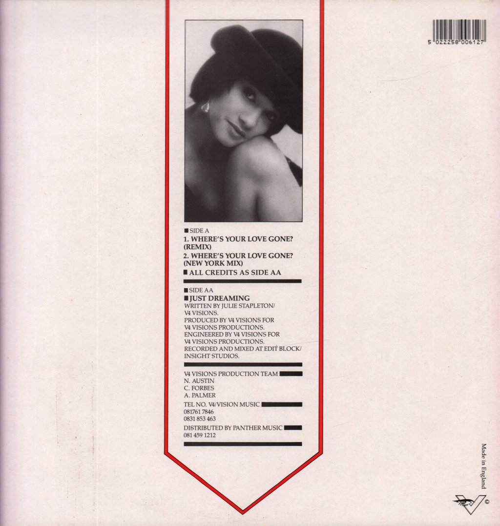 Julie Stapleton - Where's Your Love Gone - 12 Inch