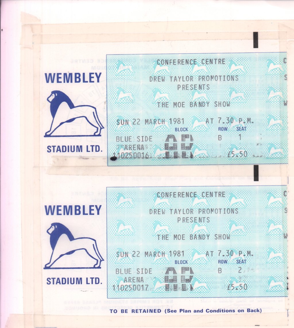 Moe Bandy - souvenir poster programme - Programme