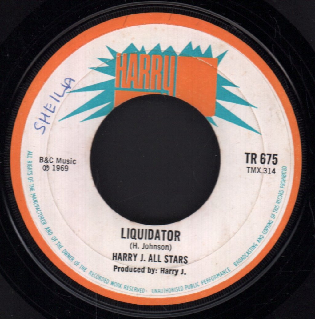 Harry J All Stars / Glen And Dave - Liquidator / La La Always - 7 Inch
