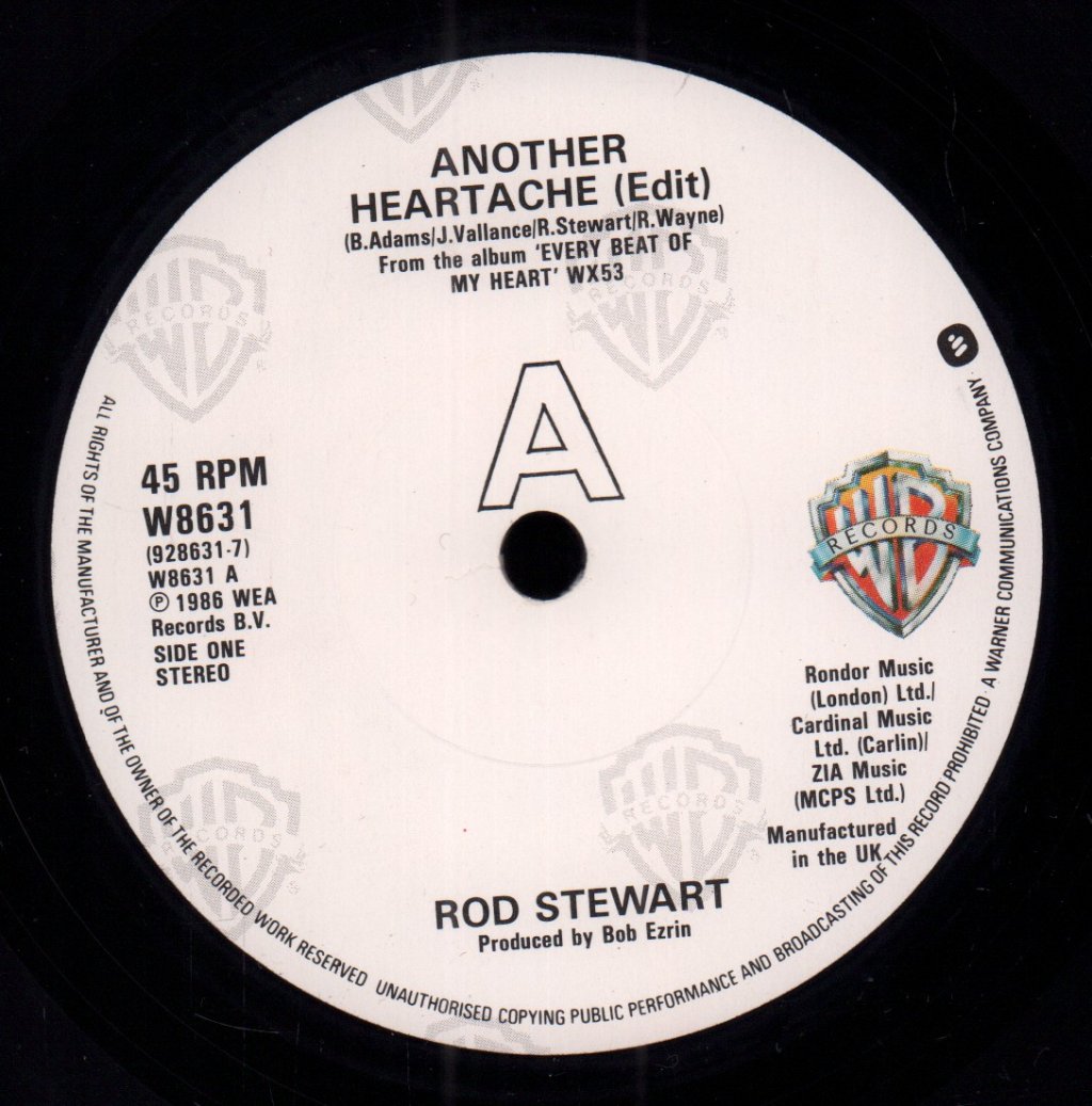 Rod Stewart - Another Heartache - 7 Inch