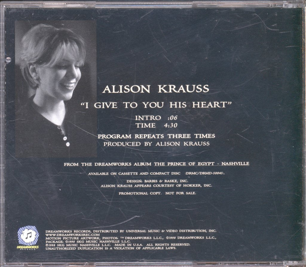 Alison Krauss - I Give You To His Heart - Cd