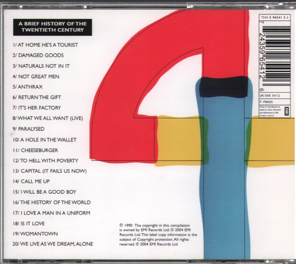 Gang Of Four - A Brief History Of The Twentieth Century - Cd