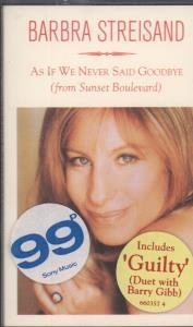 Barbra Streisand - As If We Never Said Goodbye - Cassette