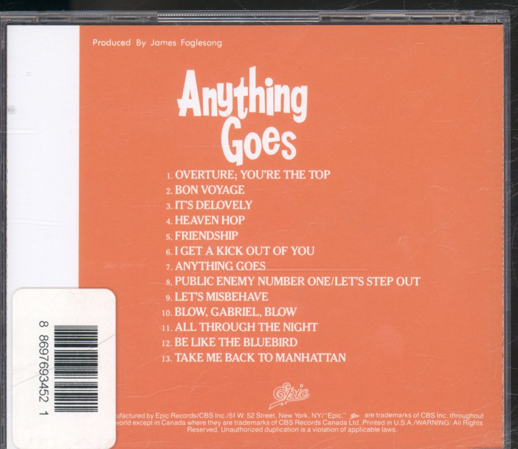 Various Artists - Anything Goes - Cd