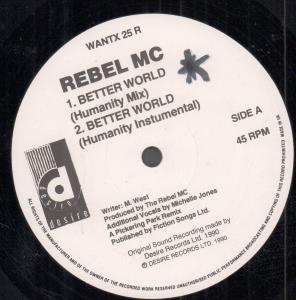 Rebel Mc - Better World - 12 Inch
