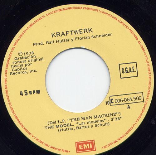 Kraftwerk - Las Modelos - 7 Inch