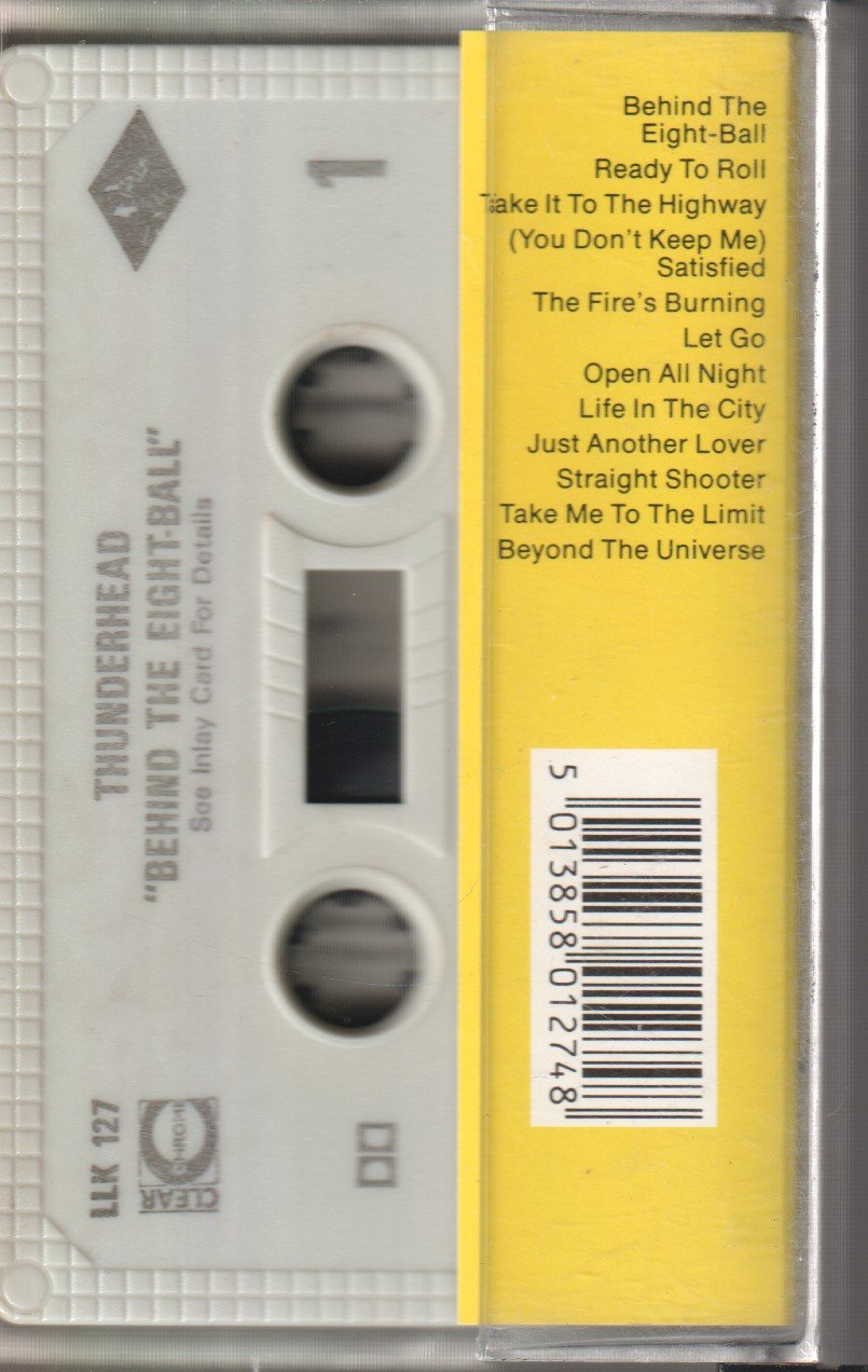 Thunderhead (Rock/Metal Group) - Behind The Eight-Ball - Cassette