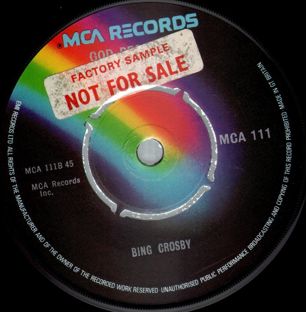 Bing Crosby - White Christmas - 7 Inch