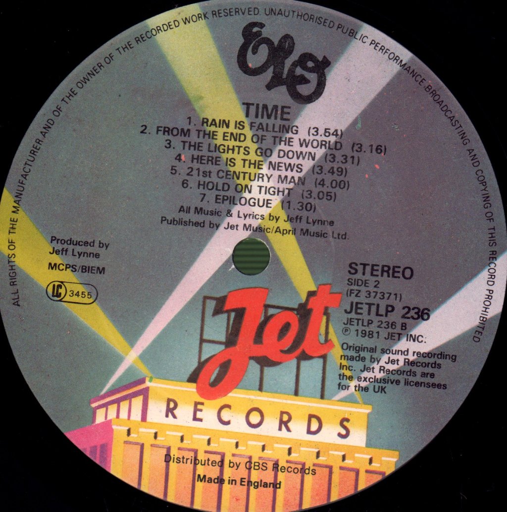 Electric Light Orchestra - Time - Lp