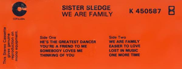 Sister Sledge - We Are Family - Cassette