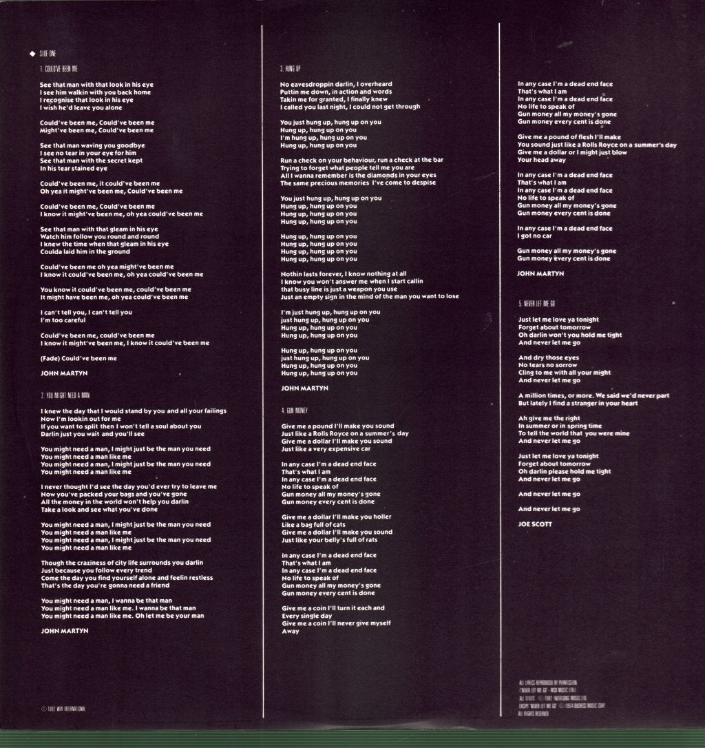John Martyn - Well Kept Secret - Lp