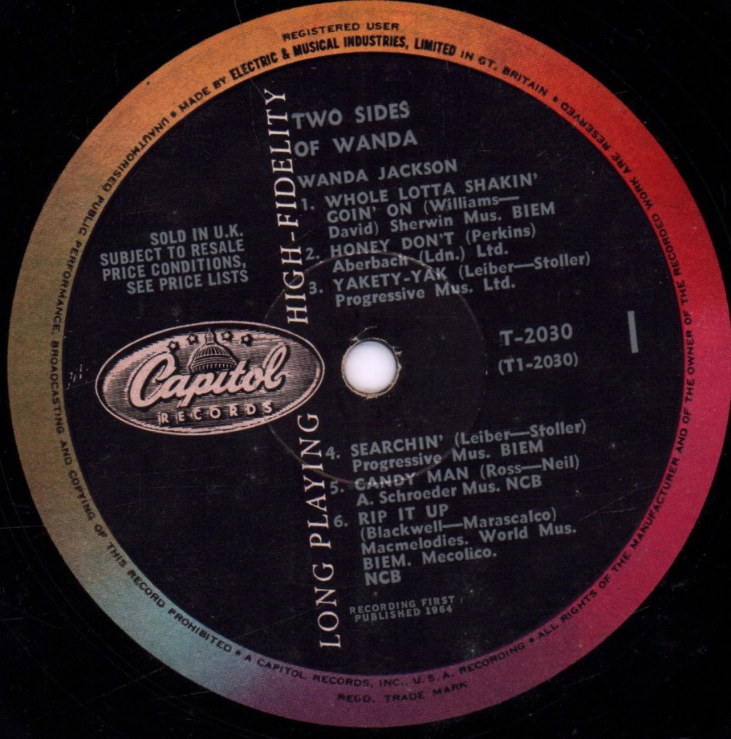 Wanda Jackson - Two Sides Of Wanda - Lp
