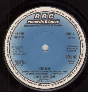 Ennio Morricone - Chi Mai - 7 Inch