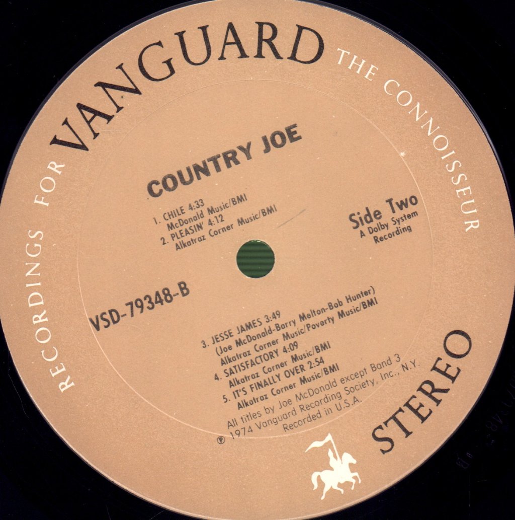 Country Joe - Country Joe - Lp