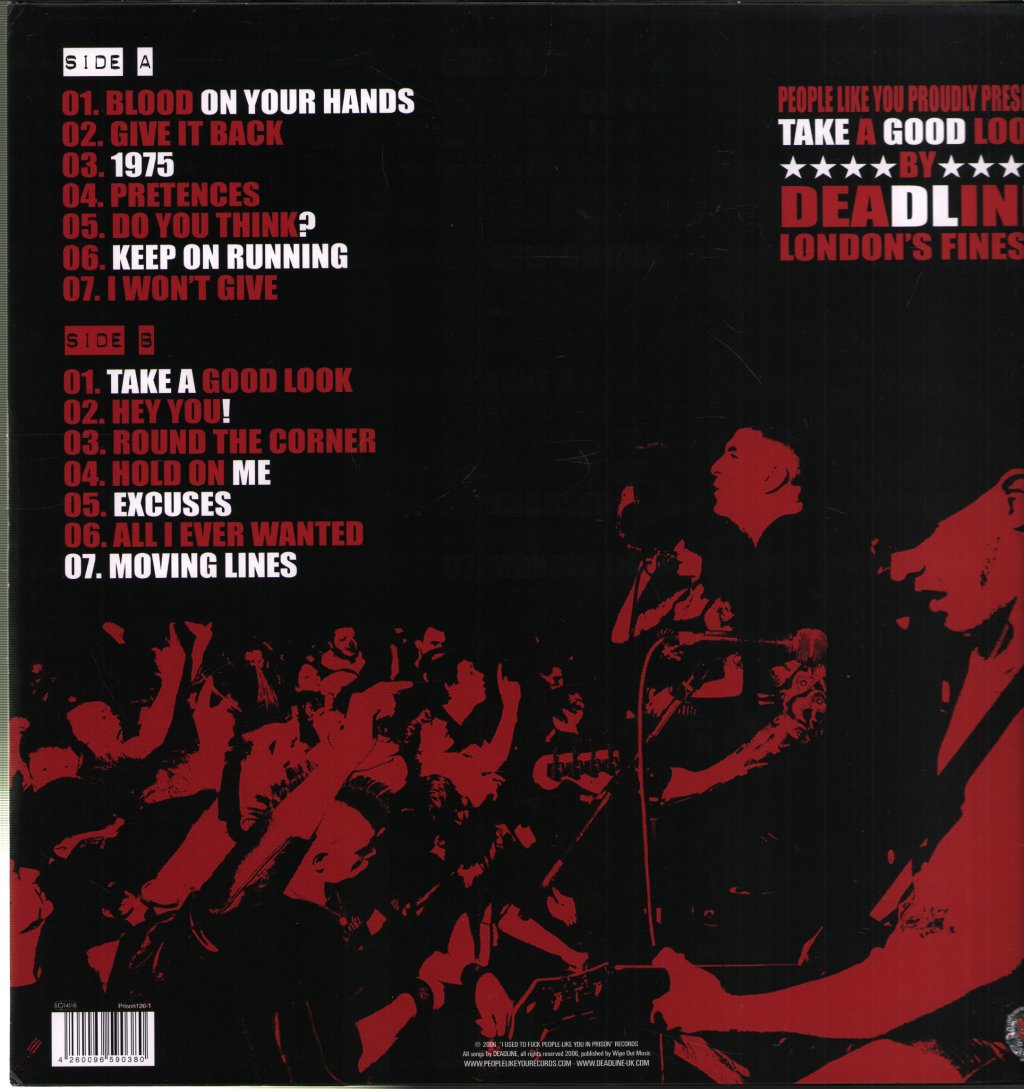 Deadline (Punk) - Take A Good Look - Lp
