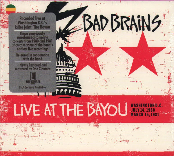 Bad Brains - Live At the Bayou - Double Cd – Vinyl Tap